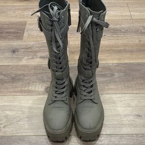 🌟Zara Taupe Lace-Up Women's Boots🌟